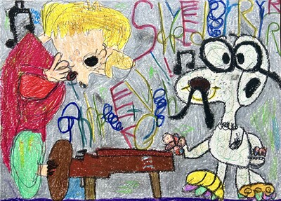 A photograph of Schroeder Plays Beethoven