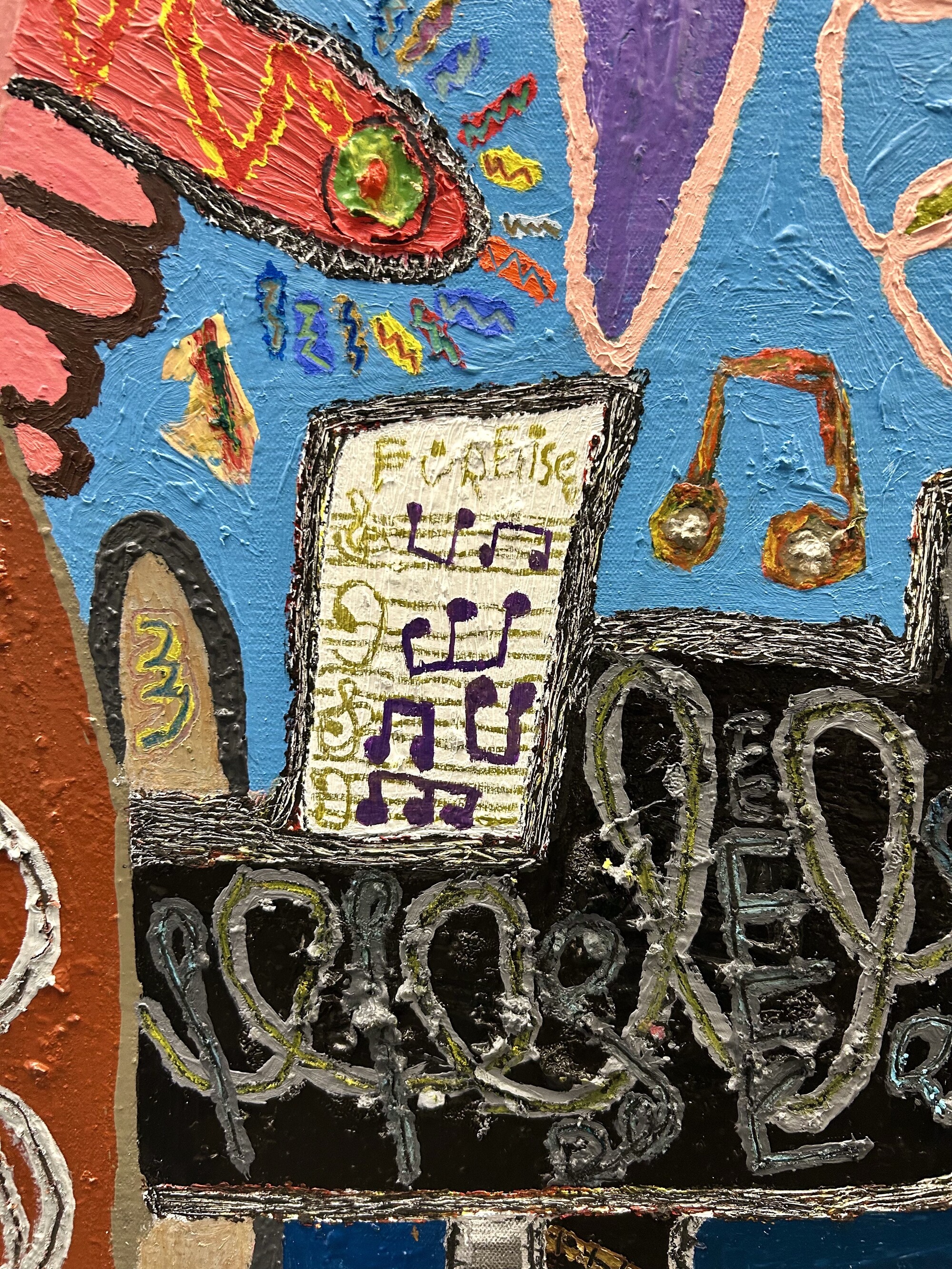 enlarged Detail II view of Schroeder Plays Beethoven