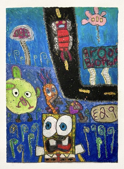 Detail II view of We’re Not In Bikini Bottom Anymore