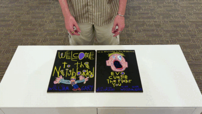 Opening view of Welcome to the Neighborhood