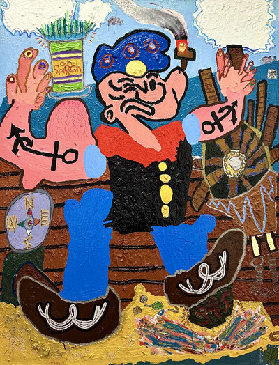 A photograph of Popeye The Sailor Man