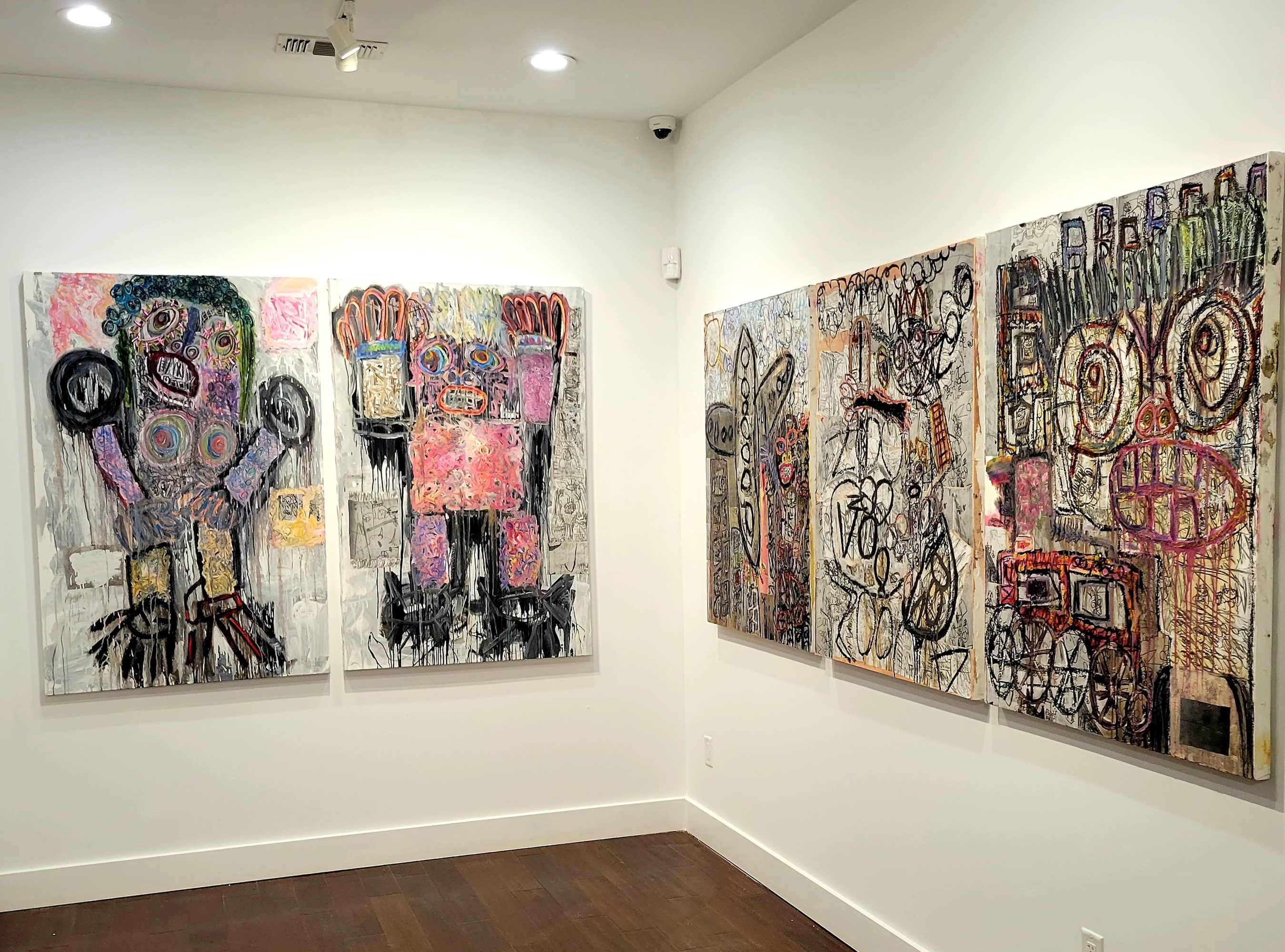 enlarged Installation view of Two Lovers