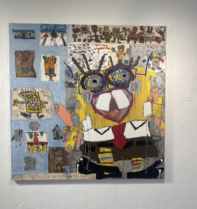 Installation view of Spongebob Squarepants