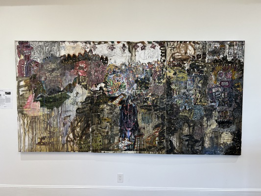 Installation view of The Fold